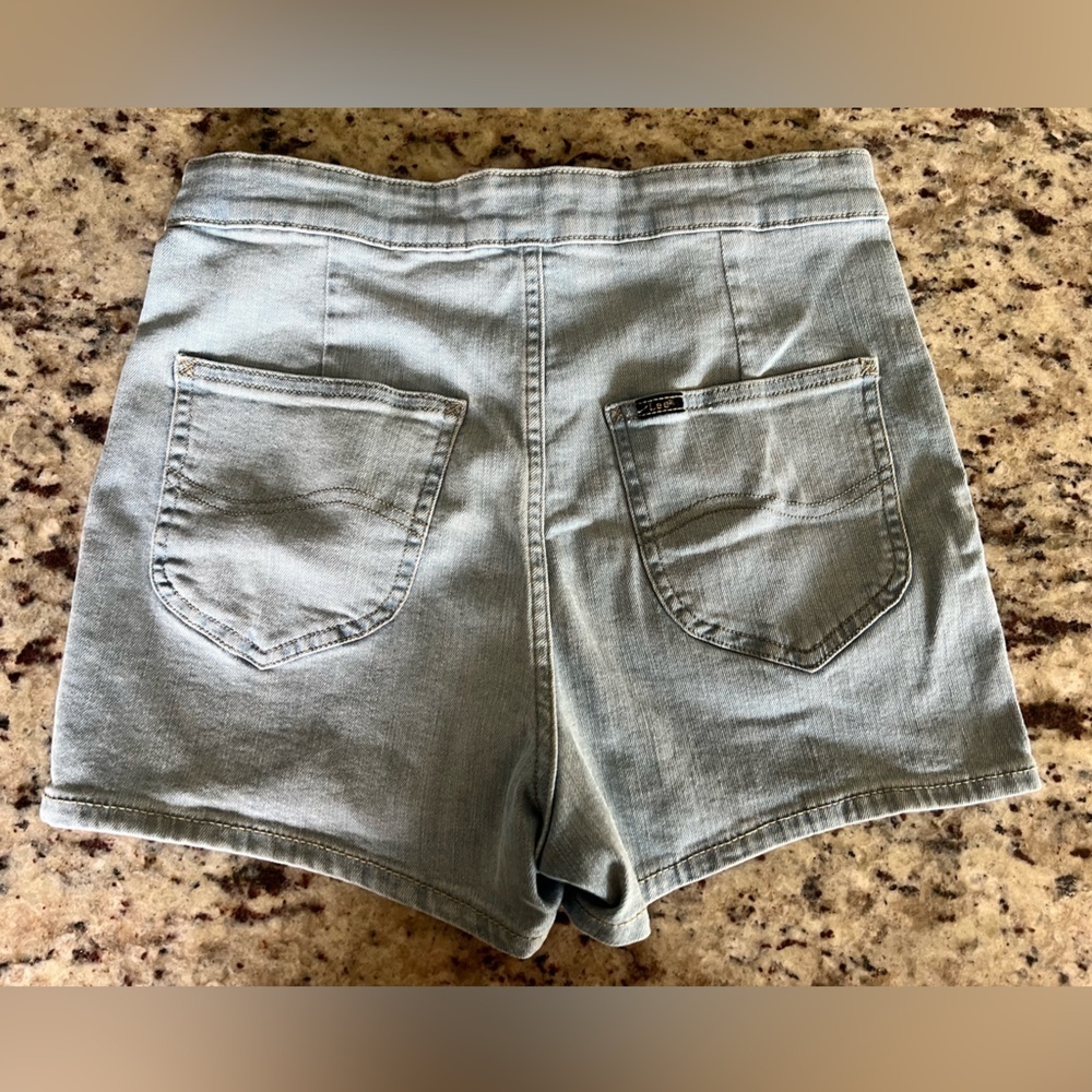 Lee Vintage Light Blue Denim Women's Shorts - Picture 2 of 5